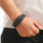Nolan – Braided Leather Bracelet | Rustic Everyday Piece