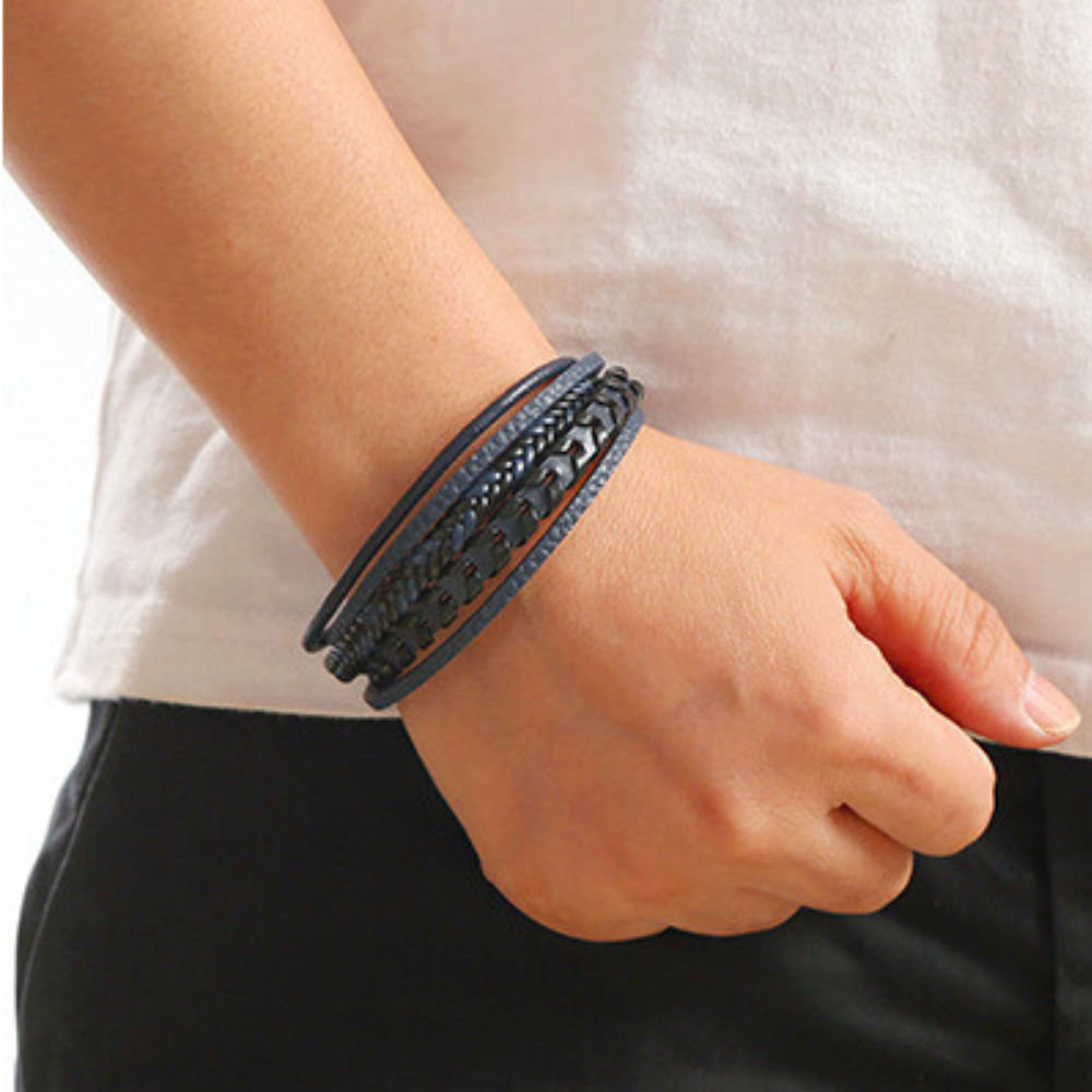 Nolan – Braided Leather Bracelet | Rustic Everyday Piece