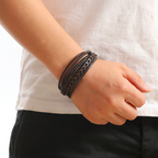Nolan – Braided Leather Bracelet | Rustic Everyday Piece