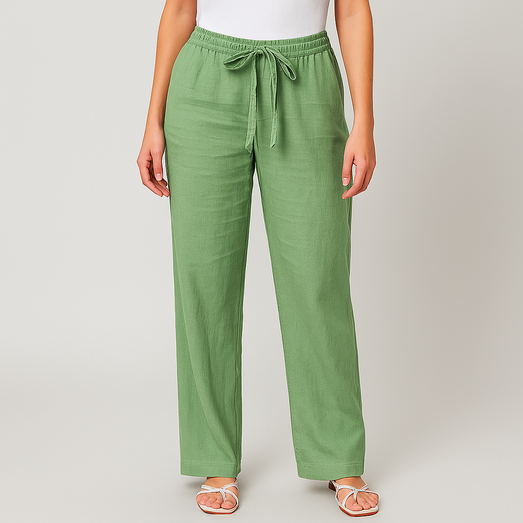 Rowan – Linen Wide-Leg Pants | Breathable Warm-Weather Fit