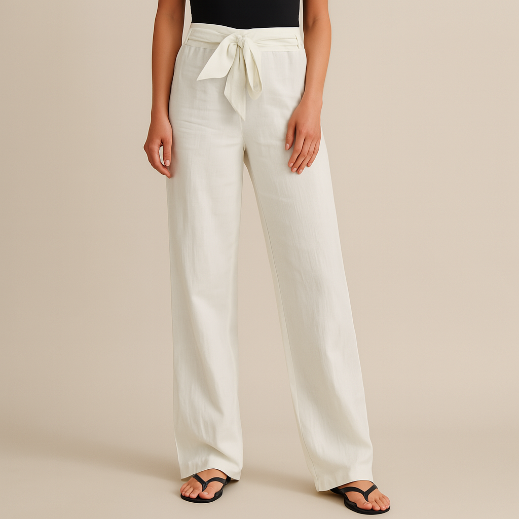 Rowan – Linen Wide-Leg Pants | Breathable Warm-Weather Fit