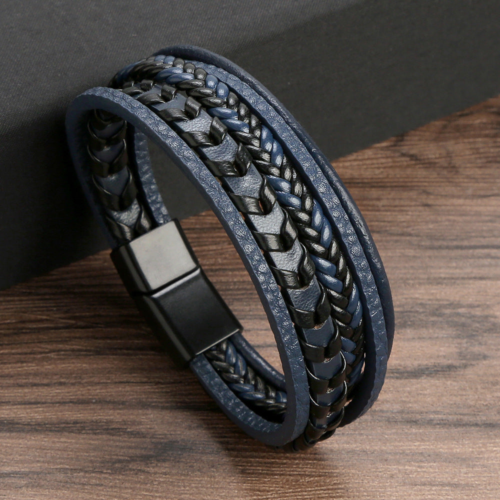 Nolan – Braided Leather Bracelet | Rustic Everyday Piece