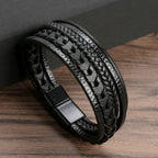 Nolan – Braided Leather Bracelet | Rustic Everyday Piece