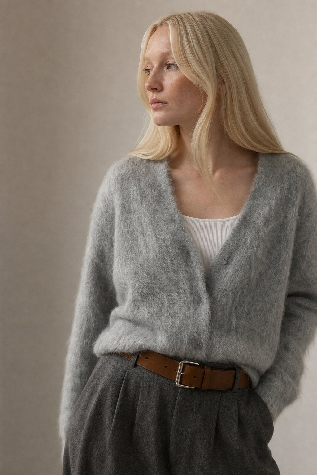 Briony – Oversized Faux Cashmere Cardigan - Cole & May
