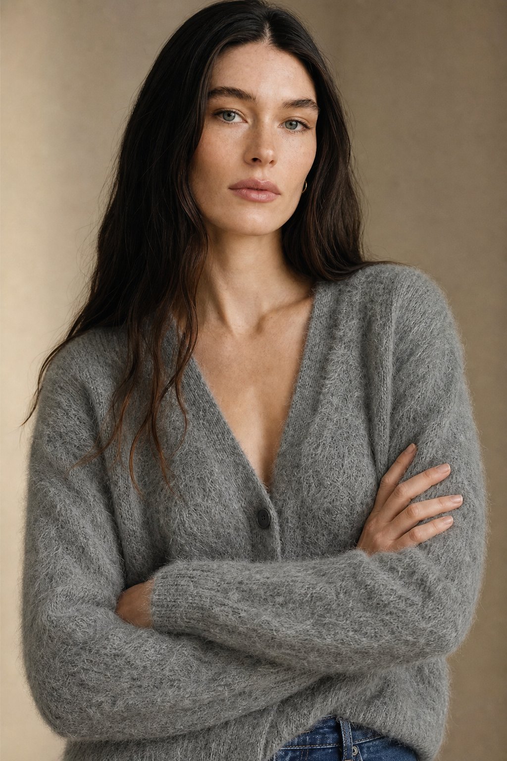 Briony – Oversized Faux Cashmere Cardigan - Cole & May