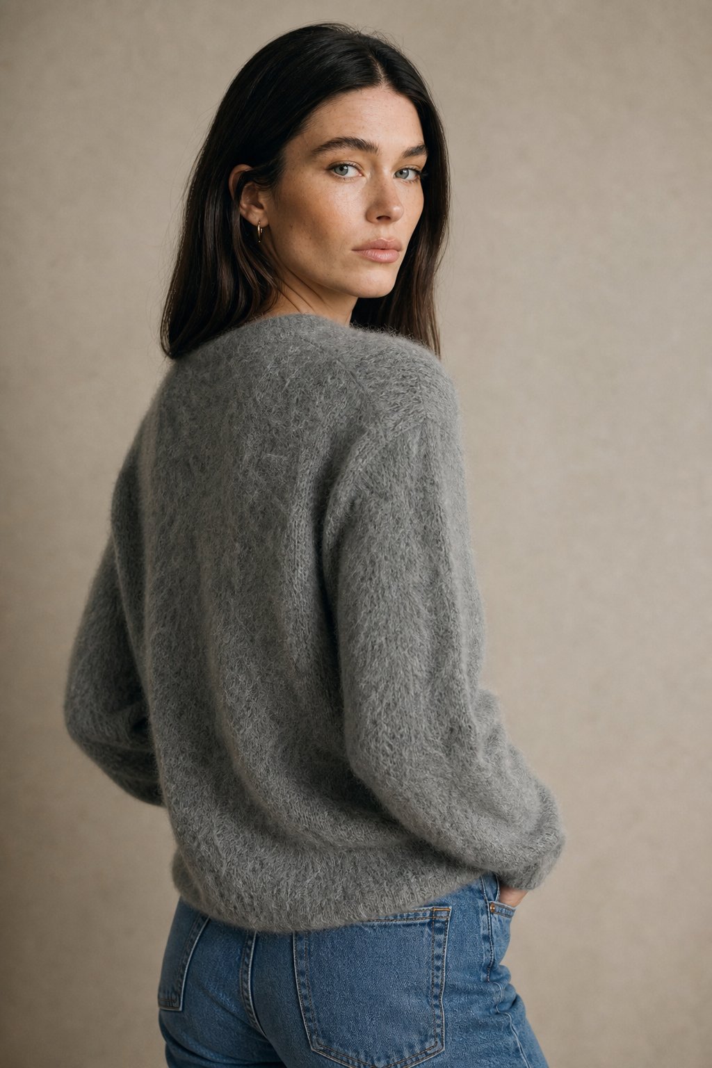 Briony – Oversized Faux Cashmere Cardigan - Cole & May