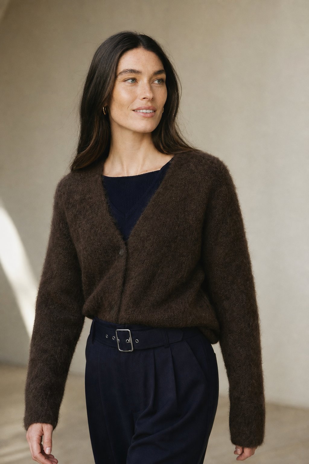 Briony – Oversized Faux Cashmere Cardigan - Cole & May