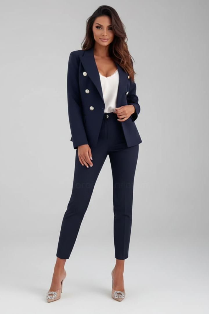 Women's Double-Breasted Suit Set | Blazer & Trouser Two-Piece